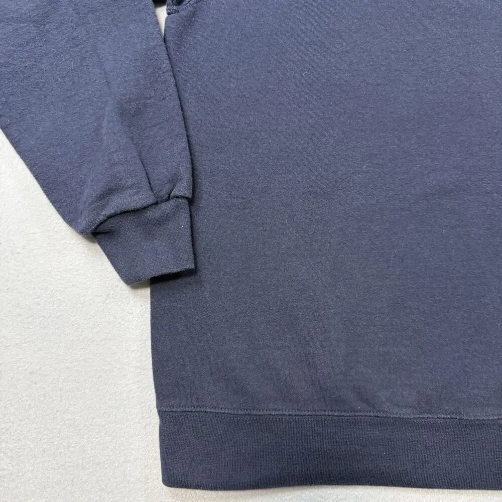Champion Navy Blue Crewneck Sweatshirt US Secret Service Embroidered Logo L
